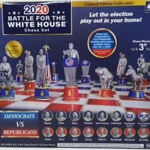 2020 limted edition battle for the White House chess game